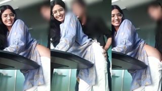 Horny College Girl Having Hard Fucked With Friend